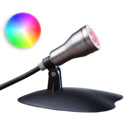Heissner L433-00 LED Smart Light RGB Spot Mit 3 Watt, Silber