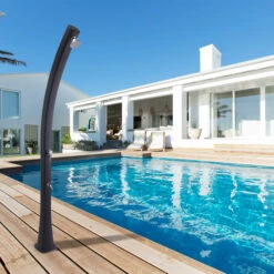 SUMMER FUN Solar Dusche 25L Anthrazit -Meyer Poolwelt 2400055A Solar Gartendusche anthrazit 02