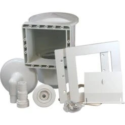 Stahlwandpool Rund Classic (breiter Handlauf) 450x120cm, Stahl 0,4mm Weiß, Folie 0,3mm Blau, Overlap 19 Stahlwandpool Rund Classic (breiter Handlauf) 450x120cm, Stahl 0,4mm Weiß, Folie 0,3mm Blau, Overlap -Meyer Poolwelt 2500670 Skimmer 02