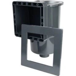 Einbauskimmer Und Rücklaufdüse (38 Mm), Anthrazit RAL 7016 -Meyer Poolwelt 2500699 Einbau Skimmer Anthrazit 02