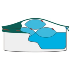 SUMMER FUN Aufblasbares Winterkissen Für Pool, Stahlwandpool, Framepool Und GFK Pool - Größe 122x122x44 Cm 13 SUMMER FUN Aufblasbares Winterkissen Für Pool, Stahlwandpool, Framepool Und GFK Pool - Größe 122x122x44 Cm -Meyer Poolwelt 2510061SF Winterkissen 8