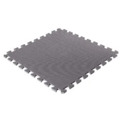 SUMMER FUN Bodenschutzmatten, Grau, 500x500x8mm (8 Stück Im Set = 2qm)
