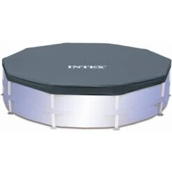 Intex Greywood Prism Frame Pool Set Rund 457 X 122 Cm (26742GN) -Meyer Poolwelt 26742GN Intex Prism Greywood 457 122 04