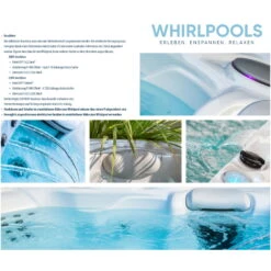 Whirlpool SPA Correll Classic 1100l, 200x200x82cm, 30 Düsen 17 Whirlpool SPA Correll Classic 1100l, 200x200x82cm, 30 Düsen -Meyer Poolwelt 2810500 2810501 810502 Whirlpool Planet Spa Info 06 1