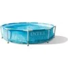 Intex Frame Pool Set Beachside Rund 305 X 76 Cm (28208GN) 2 Intex Frame Pool Set Beachside Rund 305 X 76 Cm (28208GN) -Meyer Poolwelt 28208GN Intex Beachside 305 76 01