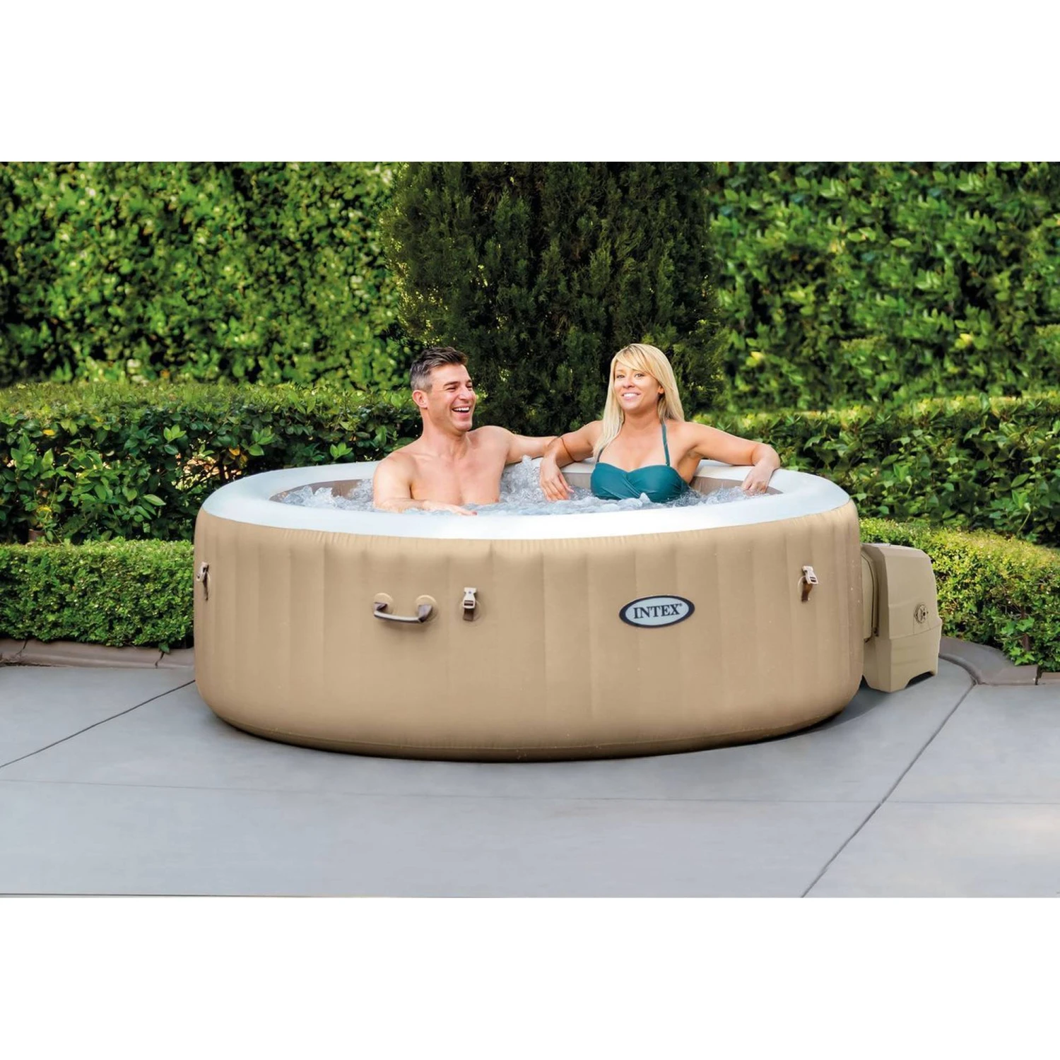 Intex Pure Spa M Bubble Massage Set Rund 196 X 71 Cm (28426) 4 Intex Pure Spa M Bubble Massage Set Rund 196 X 71 Cm (28426) – Bild 2