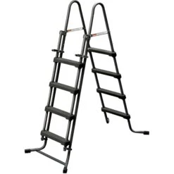 Polygroup Summer Waves Elite Rechteck Frame Pool Set Rattan Anthrazit 549 X 274 X 132 Cm (3000151) -Meyer Poolwelt 4stepladderBlack7C FR