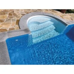 KWAD Styropor Pool De Luxe Komplettset 6,0 X 3,0 X 1,5m Mit 0,8 Mm Innenhülle Sand Inkl. Römertreppe -Meyer Poolwelt 50122 Roemertreppe08302