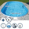 Stahlwandpool Set Oval Fidschi 600x320x150 Cm, Stahl 0,8 Mm Weiß, Folie 0,6 Mm Blau, Einhängebiese 1 Stahlwandpool Set Oval Fidschi 600x320x150 Cm, Stahl 0,8 Mm Weiß, Folie 0,6 Mm Blau, Einhängebiese -Meyer Poolwelt 503010310VS Stahlwandpool Set Ovalform 600x320x150cm