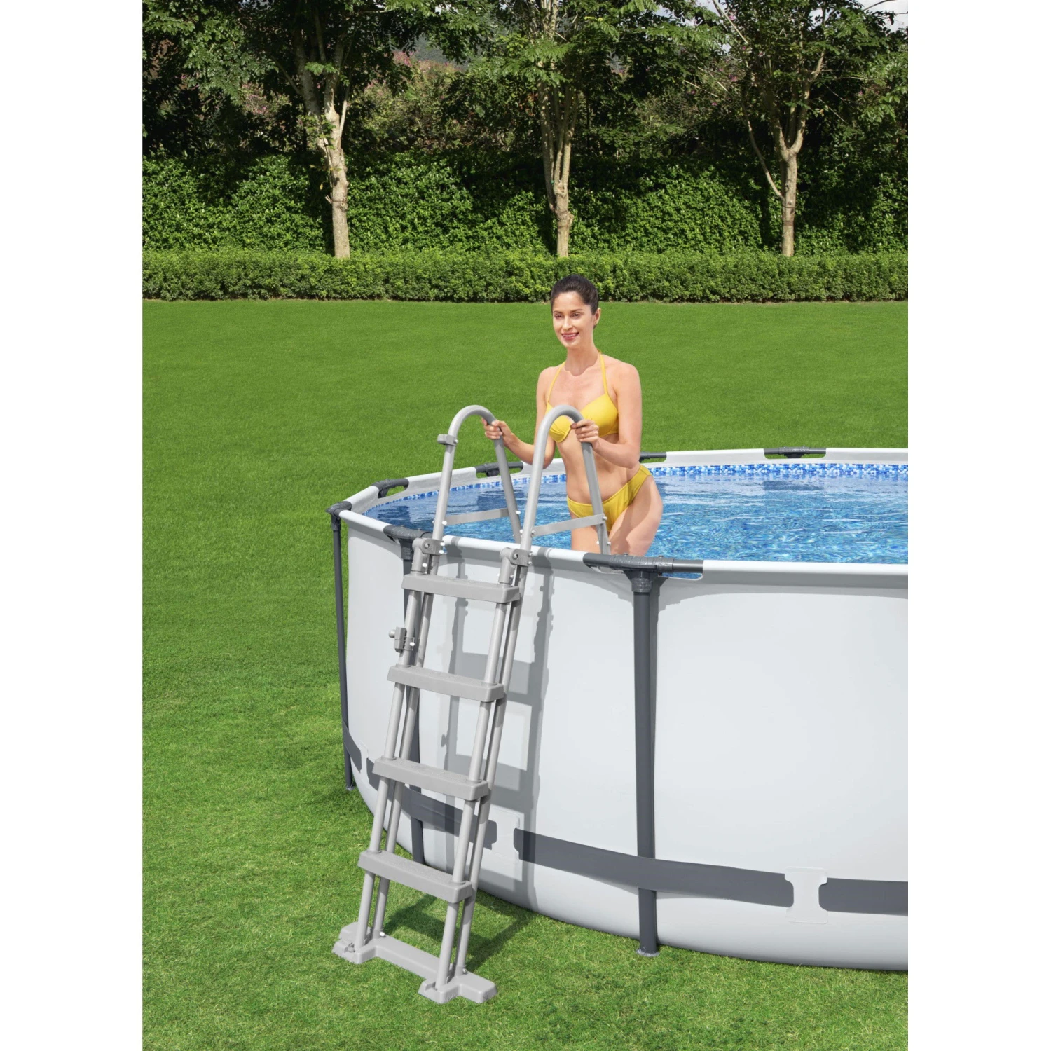 Bestway Steel Pro MAX Frame Pool Komplettset 427 X 122 Cm (Frame Pool ) 4 Bestway Steel Pro MAX Frame Pool Komplettset 427 X 122 Cm (Frame Pool ) – Bild 2