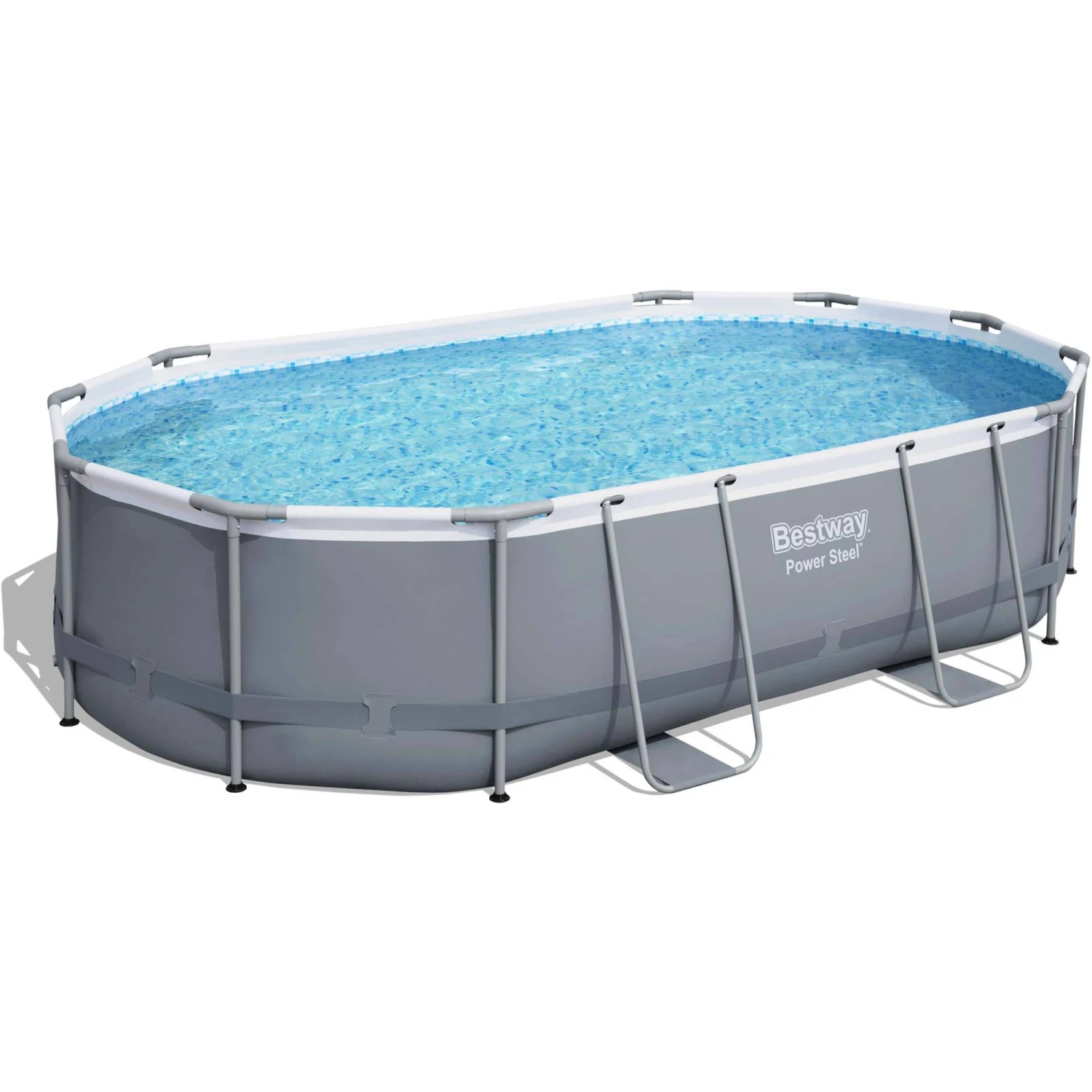Bestway Power Steel Oval Frame Pool Set 488 X 305 X 107 Cm (56448GS) 3 Bestway Power Steel Oval Frame Pool Set 488 X 305 X 107 Cm (56448GS)