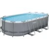 Bestway Power Steel Oval Frame Pool Set 549 X 274 X 122 Cm (56710GS) -Meyer Poolwelt 56710GS Bestway Power Steel 549 274 122 01