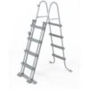 Bestway Pool-Sicherheitsleiter Für Becken Bis 122 Cm Ohne Plattform - 2x4 Stufen - Grau -Meyer Poolwelt 58331 Sicherheitsleiter 40