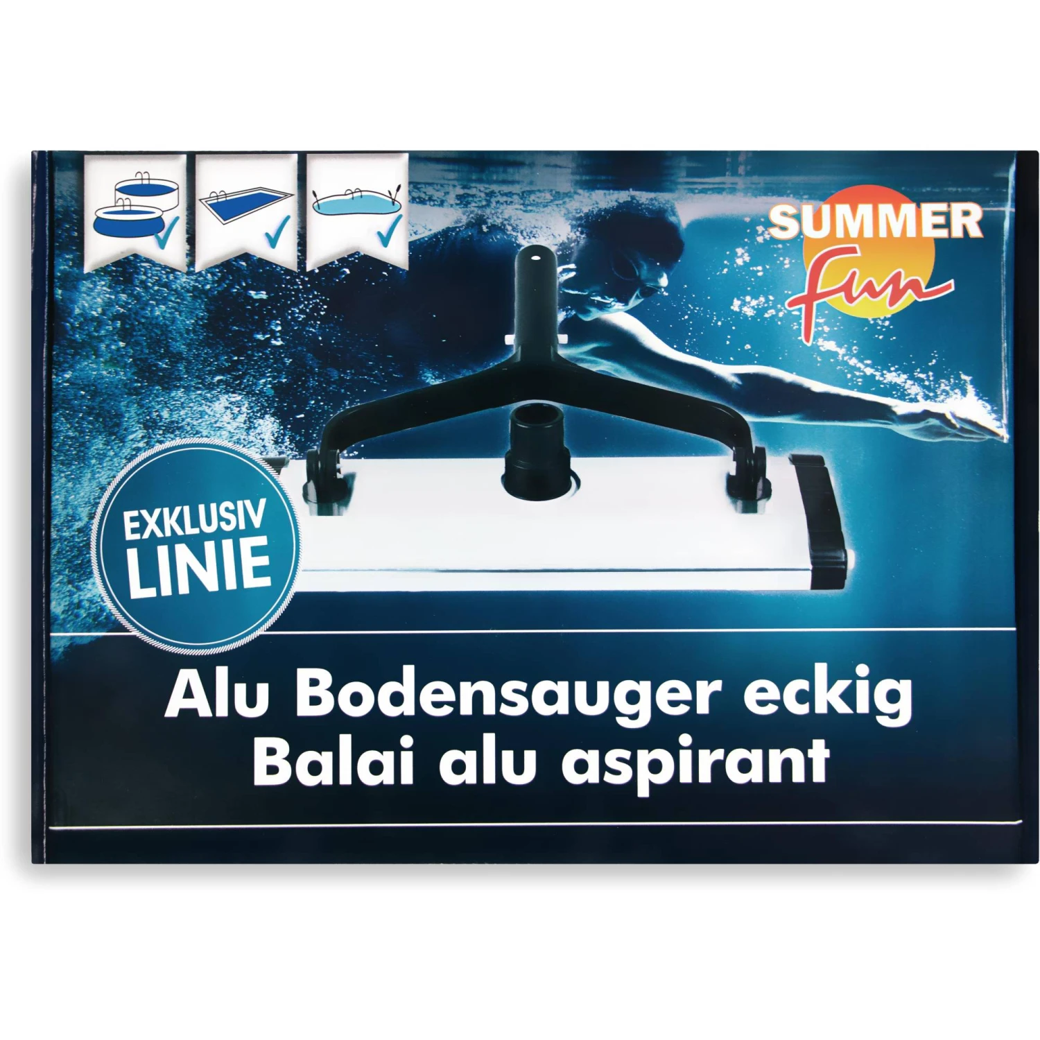 Exklusiv Summer Fun Zubehör Alu Bodensauger Eckig 4 Exklusiv Summer Fun Zubehör Alu Bodensauger Eckig – Bild 2