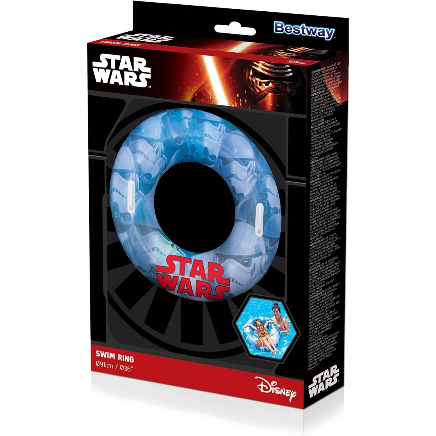 Bestway 91203 Schwimmring Ø 91 Cm Im Star Wars Design Zum Baden Im Pool Oder Meer 4 Bestway 91203 Schwimmring Ø 91 Cm Im Star Wars Design Zum Baden Im Pool Oder Meer – Bild 2