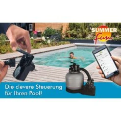 Summer Fun Poolfilter-Set BestClean Smart -Meyer Poolwelt Anwendung SmartPlug Z1 pool