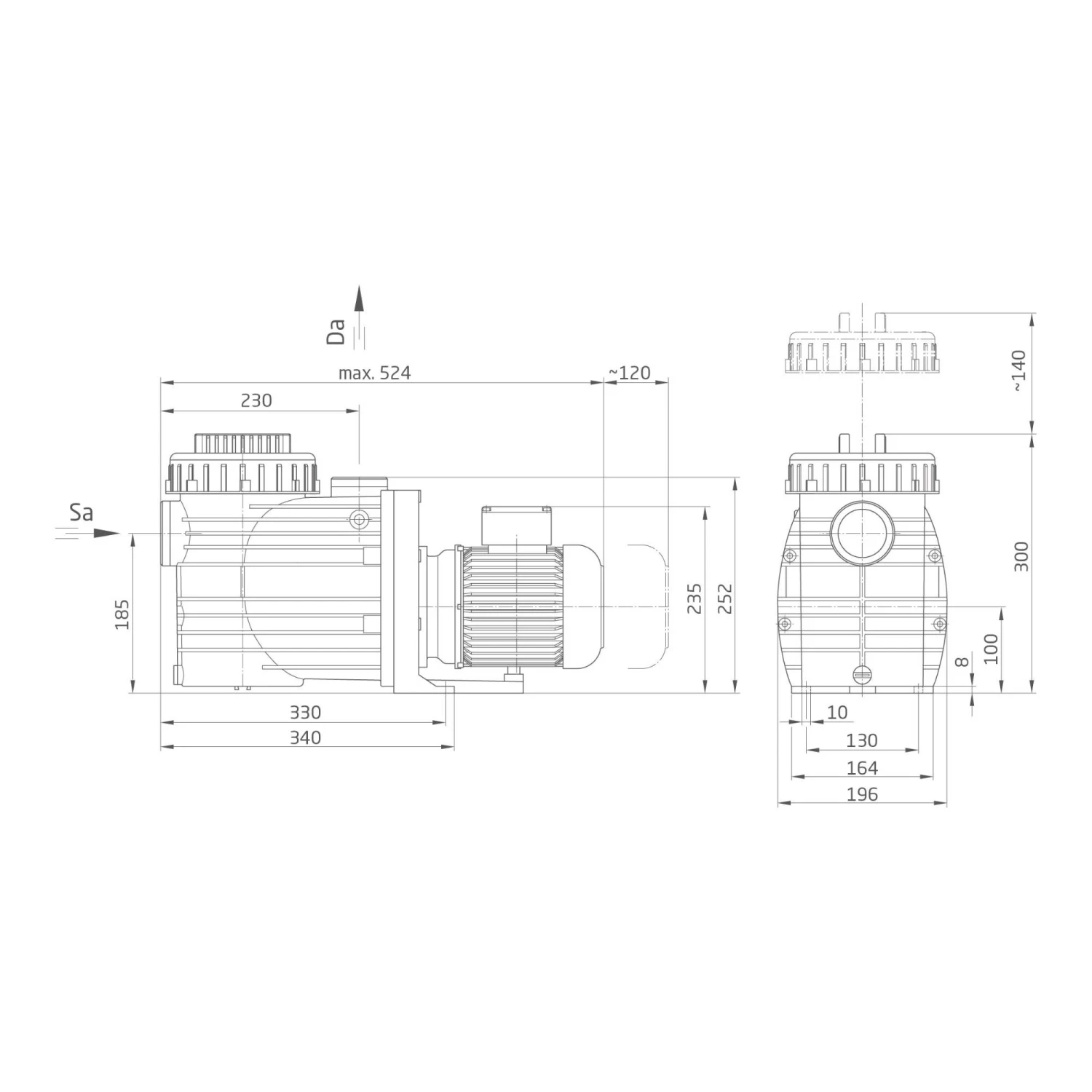 Speck Filterpumpe BADU TOP II 12, 12m³/h, 230 V 4 Speck Filterpumpe BADU TOP II 12, 12m³/h, 230 V – Bild 2