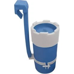 Stahlwandpool Set Rund Acapulco 450x90 Cm, Stahl 0,3 Mm Weiß, Folie 0,2 Mm Blau, Overlap -Meyer Poolwelt Einhaengekartuschenfilter Skimmy2 3