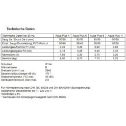 Filterpumpe Aqua Plus 8 9 Filterpumpe Aqua Plus 8 -Meyer Poolwelt Filterpumpe Aqua Plus 03