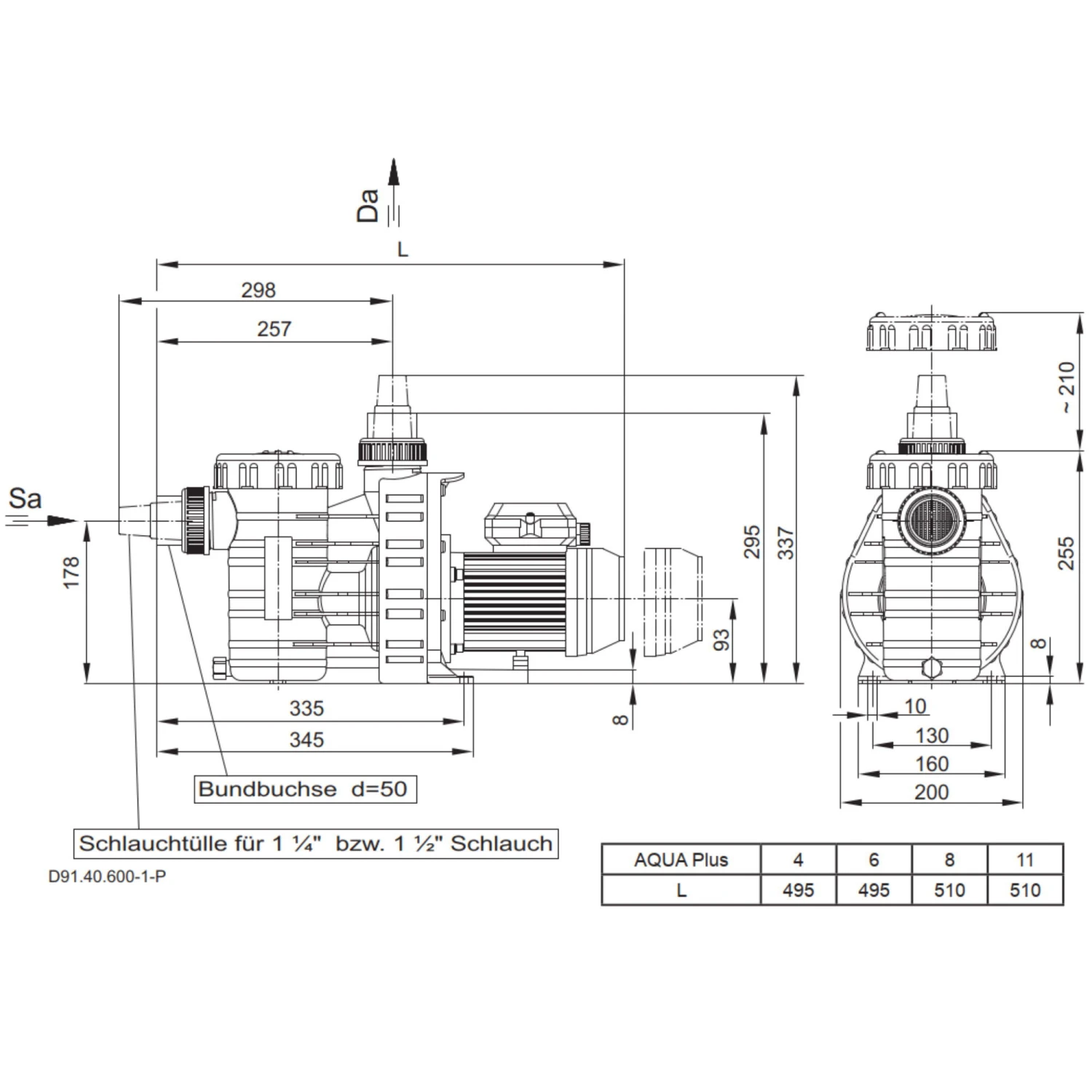 Filterpumpe Aqua Plus 11 6 Filterpumpe Aqua Plus 11 – Bild 4