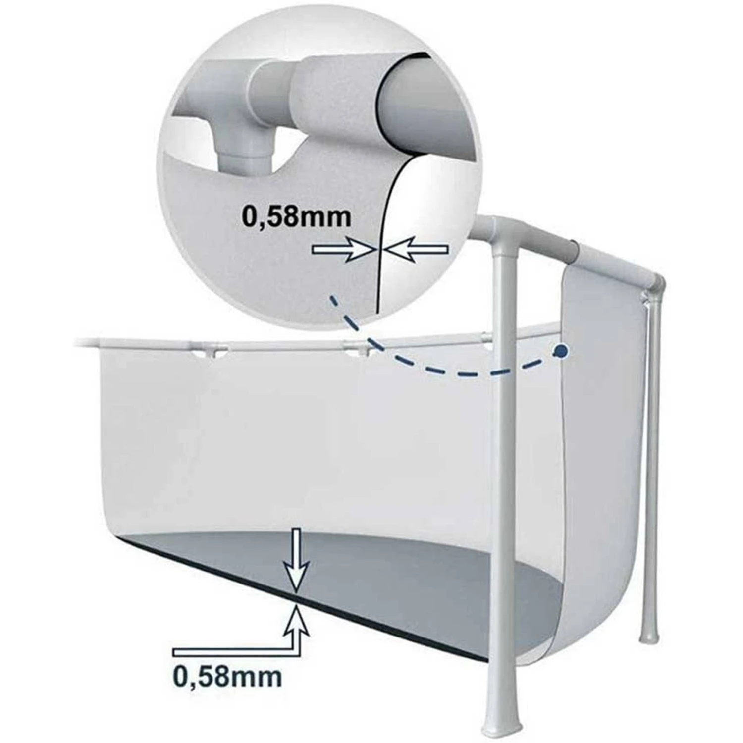 Intex Ultra XTR Frame Pool Komlpettset 488 X 122 Cm (26326GN) 7 Intex Ultra XTR Frame Pool Komlpettset 488 X 122 Cm (26326GN) – Bild 5