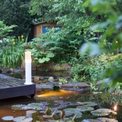 Heissner L477-00 Teichufer Und Poolrand Lampe 3 Watt Weiß -Meyer Poolwelt L473 00 L477 00 Gartenlampe 03