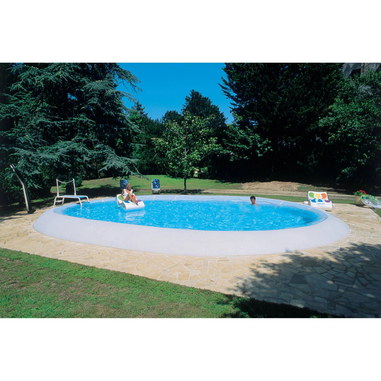 Zodiac Original Ovline 2000, Pool Oval, 700x500x110 Cm, Komplettset 4 Zodiac Original Ovline 2000, Pool Oval, 700x500x110 Cm, Komplettset – Bild 2