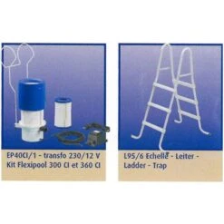 Zodiac Flexipool Premium Schwimmbeckenset 3,60 X 0,90 M (0,7mm Wandstärke) Ink. Kartuschenfilter -Meyer Poolwelt PT38174 02