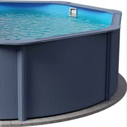Neue Produkte -Meyer Poolwelt Planet Pool Stahlwandpool Classic anthrazit blau MS 02