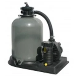 Waterman Stahlwandpool Set (10-teilig) Tief Rund Balearen 500 X 150 Cm, Stahl 0,8 Mm Weiß Folie 0,6 Mm Blau -Meyer Poolwelt Sandfilteranlage SF142