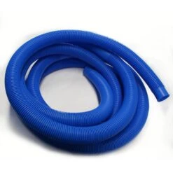 Waterman Stahlwandpool Set Oval Echtholz 725x375x120cm, Stahl 0,45mm Weiß, Folie 0,4mm Blau, Einhängebiese -Meyer Poolwelt Schlauch 6m