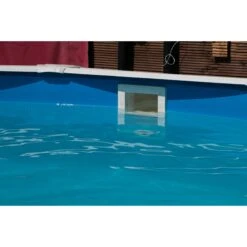 Einbauskimmer Komplett Set Mit Rücklaufdüse, Dichtung Und Teflonband -Meyer Poolwelt Skimmer eingebaut Poolinnenseite