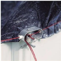 SUMMER FUN Abdeckplane Für 420cm Rund Pools Und Schwimmbecken - 160 G/m² Stark Extra Winterschutz Und Ganzjahresabdeckung -Meyer Poolwelt Spannschloss fuer Poolabdeckplane 26