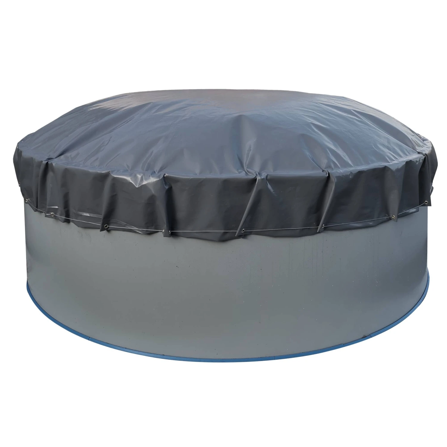 Waterman Luftkissen Poolabdeckung Aufblasbare Abdeckplane Rund Ø 4,5 M Grau/innen Beige Mit Ösen Und Kordelzug 3 Waterman Luftkissen Poolabdeckung Aufblasbare Abdeckplane Rund Ø 4,5 M Grau/innen Beige Mit Ösen Und Kordelzug