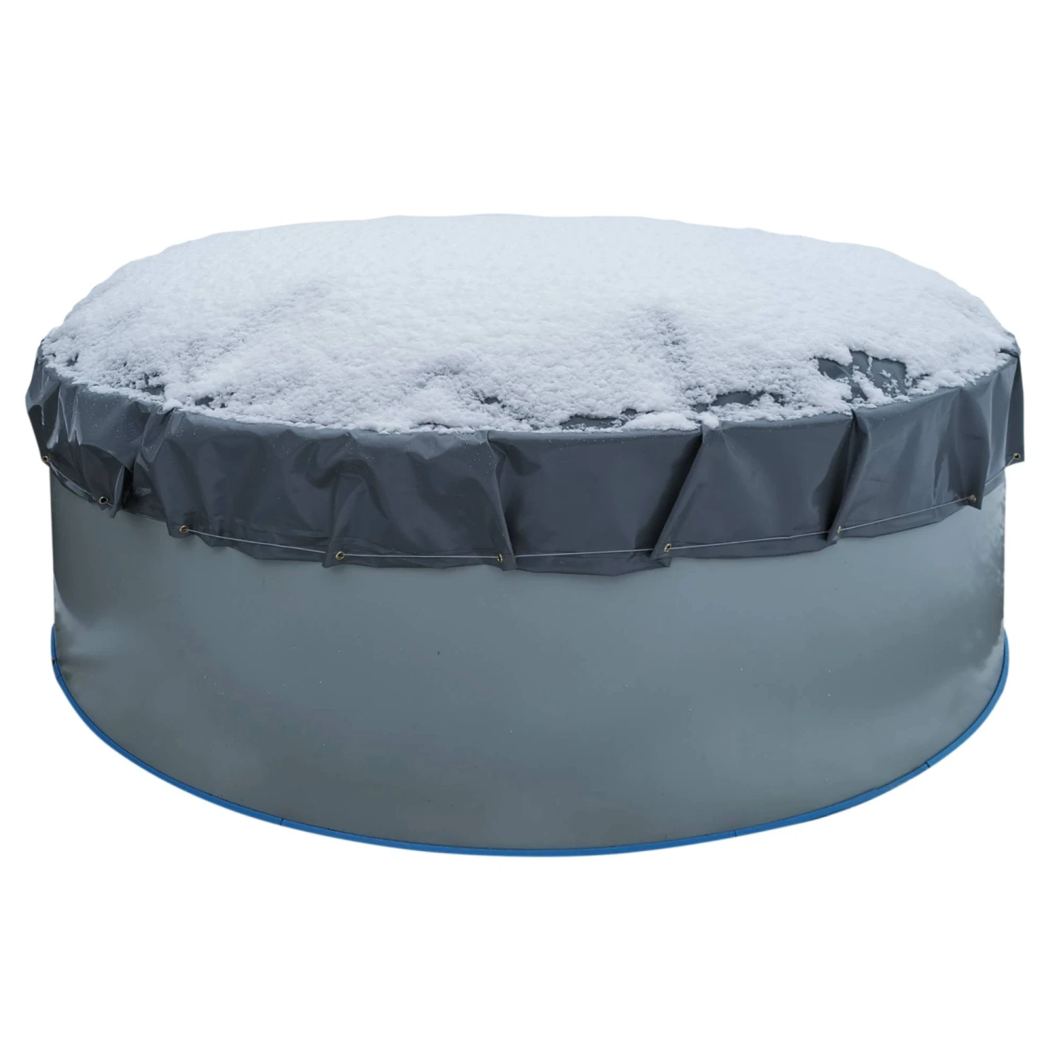Waterman Luftkissen Poolabdeckung Aufblasbare Abdeckplane Rund Ø 4,5 M Grau/innen Beige Mit Ösen Und Kordelzug 4 Waterman Luftkissen Poolabdeckung Aufblasbare Abdeckplane Rund Ø 4,5 M Grau/innen Beige Mit Ösen Und Kordelzug – Bild 2