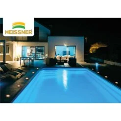 Heissner L464-00 SMART LIGHT Decklight, 3W, RGB, Edelstahl, "quadratisch -Meyer Poolwelt stibi bodeneinbauleuchten w